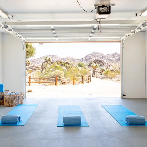 Arrange a private yoga session – just ask your host for details