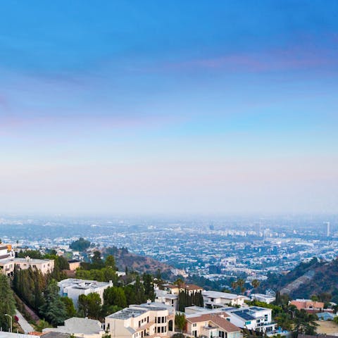 For those days when you want a quieter evening, take in the breathtaking vistas of Los Angeles