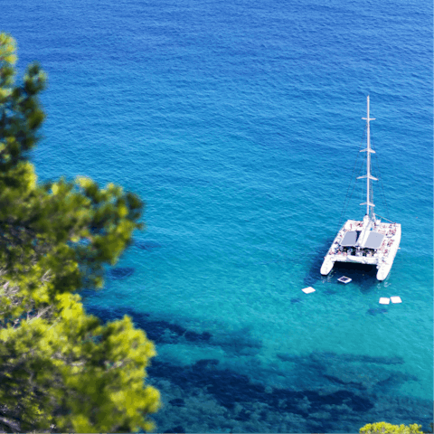 Pack a picnic and spend an afternoon relaxing on L'Illa Roja Beach