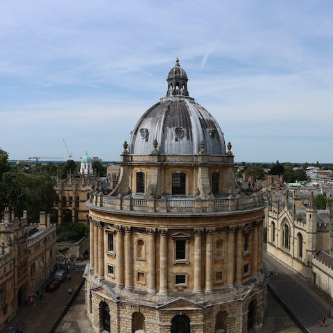 Make the half-hour drive to Oxford and delve into history