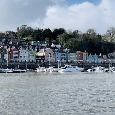 Experience Dartmouth's rich seafaring history – whether you're taking the ferry or chartering a boat, there's no avoiding the sea here