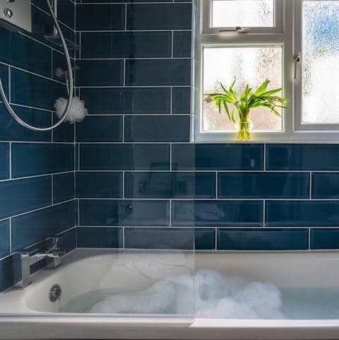 Run yourself a relaxing bath for a well-deserved soak at the end of the day