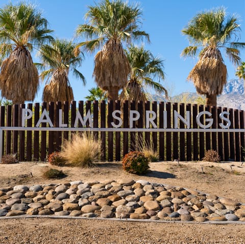 Explore popular Palm Springs – just a short drive away