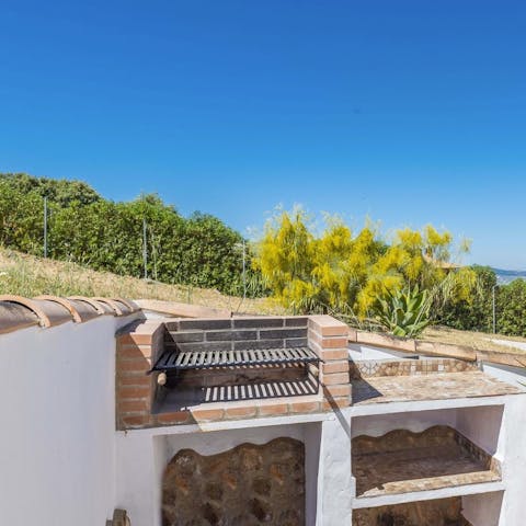 Grill up traditional escalivada on the barbeque and soak up the scenery