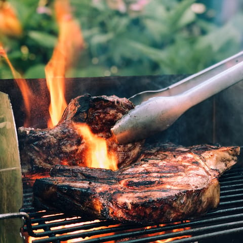 Show off your cooking skills on the outdoor grill
