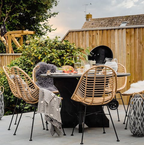 Dine alfresco as often as possible