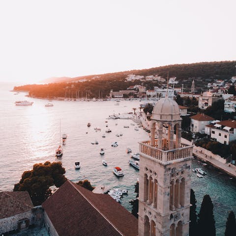 Head out and explore the beautiful Dalmatian coast