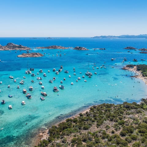Visit a different beach each day – there are plenty to choose from on the Costa Smeralda