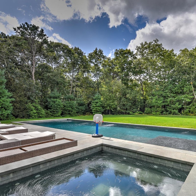 Swim laps or bliss out in the hot tub