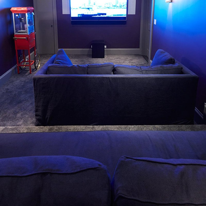 Settle in for movie nights in the home cinema