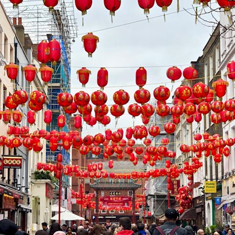 Explore your Chinatown neighbourhood – you've got countless restaurants and bars on your front step