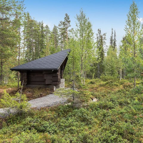 Stay in seclusion in the Äkäslompolo area