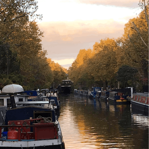 Stroll along the atmospheric waterways of  Little Venice