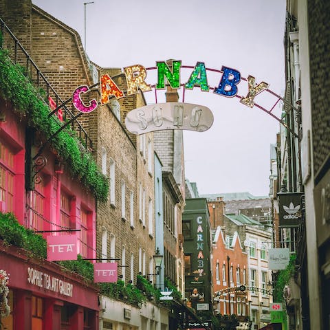 Head out and explore Soho's many shops, restaurants and bars