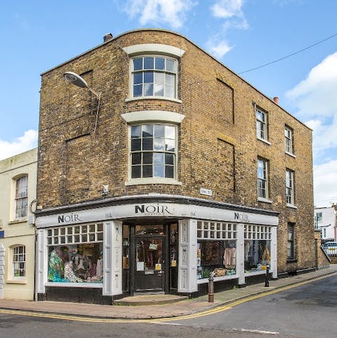 Admire the Victorian brickwork of the facade of your home (as well as its central location)