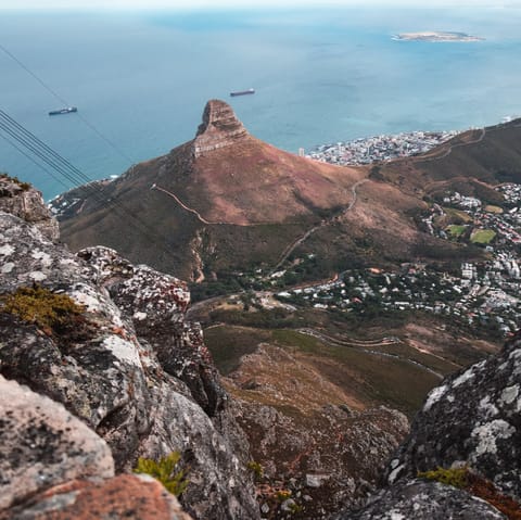 Hike up nearby Table Mountain for epic views across the city