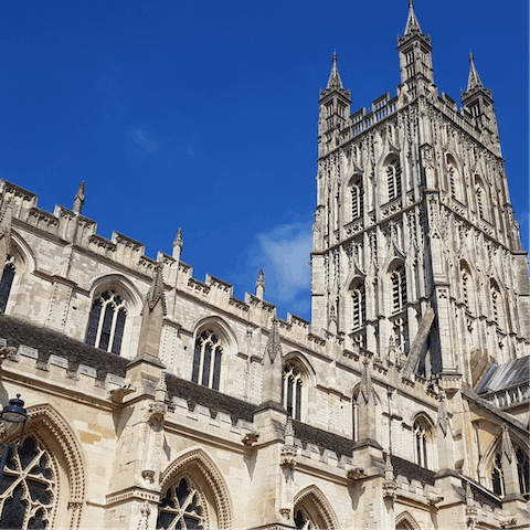 Visit Gloucester Cathedral, 3 miles away