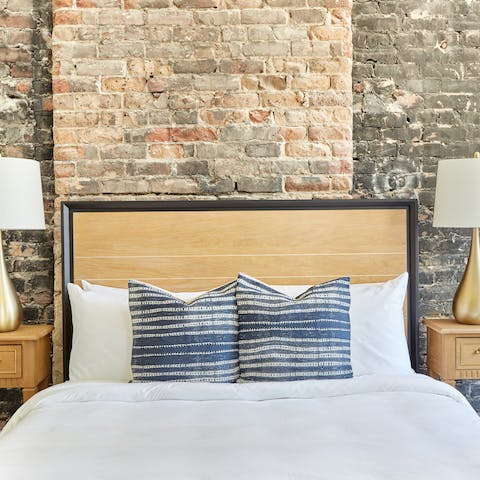 Wake up in the comfortable bed feeling rested and ready for another day of New Orleans sightseeing