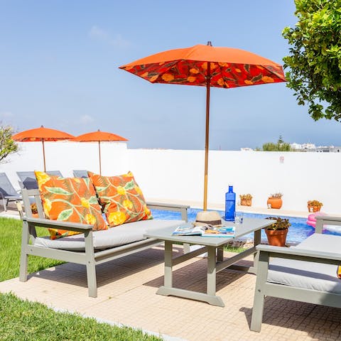 Enjoy some homemade cocktails at the terrace lounge area