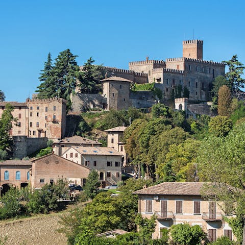 Visit the area's picturesque hilltop villages