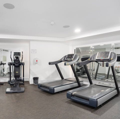 Get the endorphins pumping in the communal gym