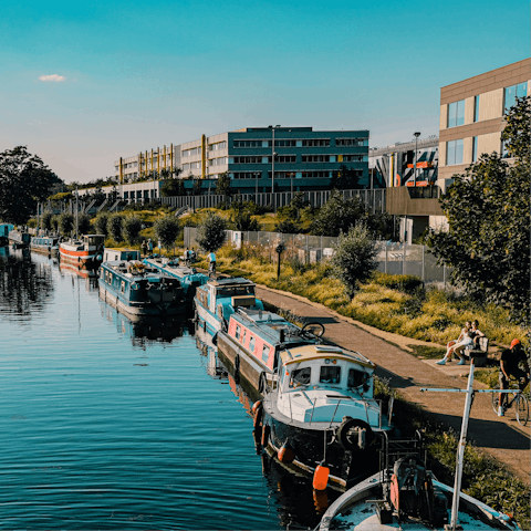 Check out Hackney Wick, dotted with industrial cafes and craft breweries 