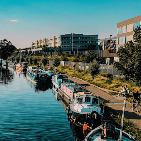 Check out Hackney Wick, dotted with industrial cafes and craft breweries