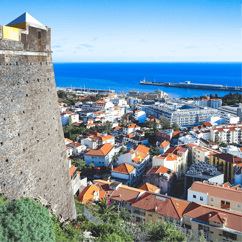 Explore Funchal, a forty-minute drive from this home