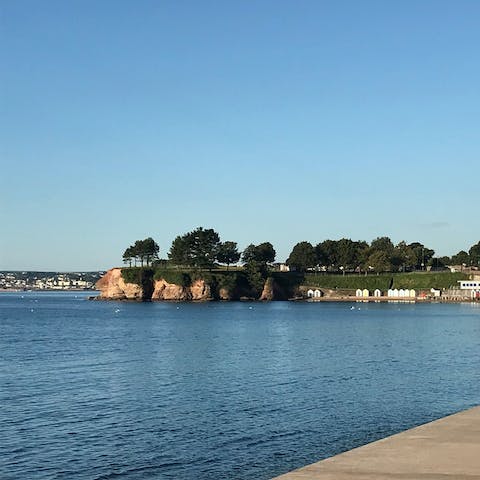 Stroll along the Torquay Harbour waterfront, just a short walk away