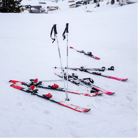 Unpack your skis and put your skills to the test as you hit the slopes