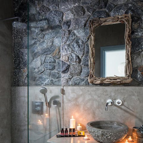 Make use of the luxury toiletries in the architect designed bathroom