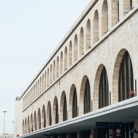 Stay only a six-minute-wak from Termini station, connecting you to the entire city