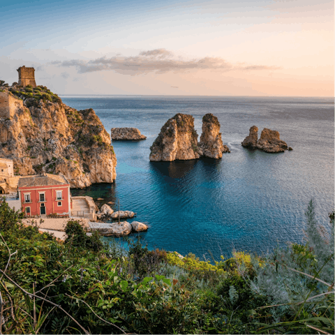 Explore the stunning Sicilian coast – just a short drive away