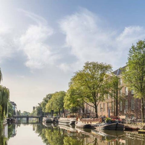 Stroll along Amsterdam's historic canals