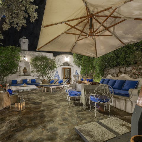 Spend long summer nights on the terrace