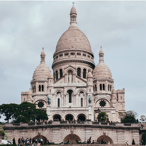 Visit the Basilica of the Sacré-Cœur and enjoy sweeping Paris views