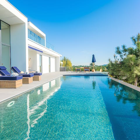 Find a wonderful state of relaxation while lounging by the pool