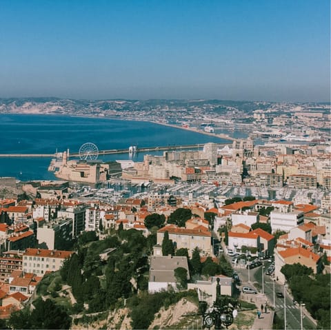 Stay in the 5th arrondissement of Marseille, just a five-minute metro ride away from the Old Port 
