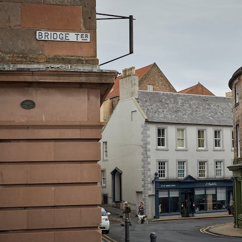 Explore historic Berwick-upon-Tweed, with shops, restaurants and pubs right on your doorstep