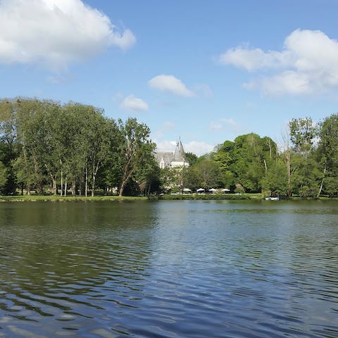 Enjoy a walk around the estate and along the lake