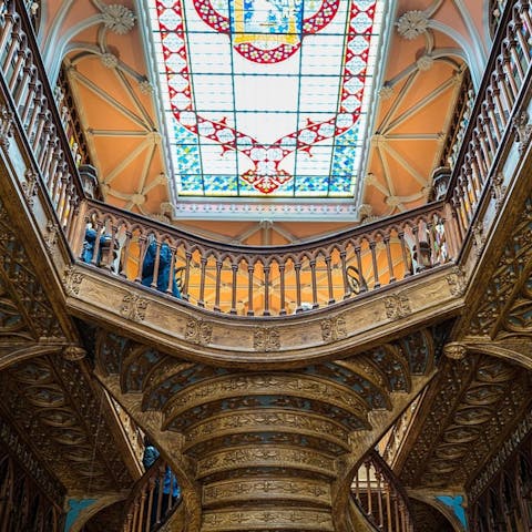 Let the majestic beauty of the Lello Bookstore capture your imagination and find your new favourite read