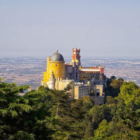 Take a day-trip to nearby Sintra and check out the beautiful palaces