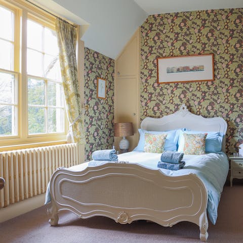 Savour a serene night's sleep in the king-sized bedrooms