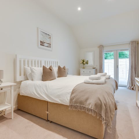 Sleep soundly in super comfortable bedrooms