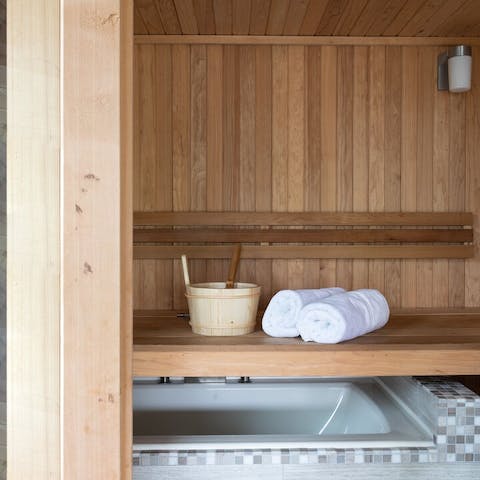 Detox in your very own sauna