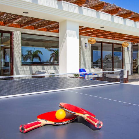 Get competitive over a game of ping pong