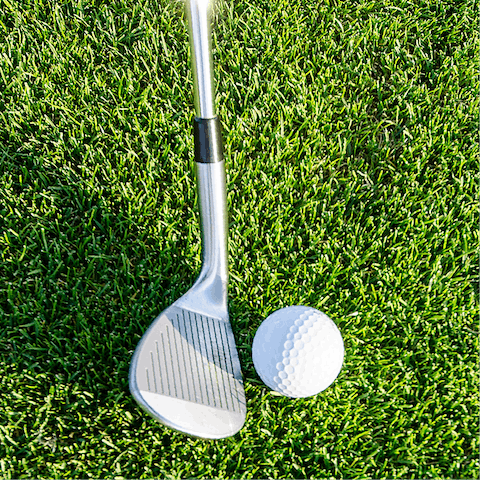 Pack your clubs and hit the greens – there are heaps of golf courses nearby