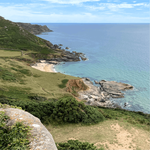 Explore Salcombe's beautiful stretch of coastline