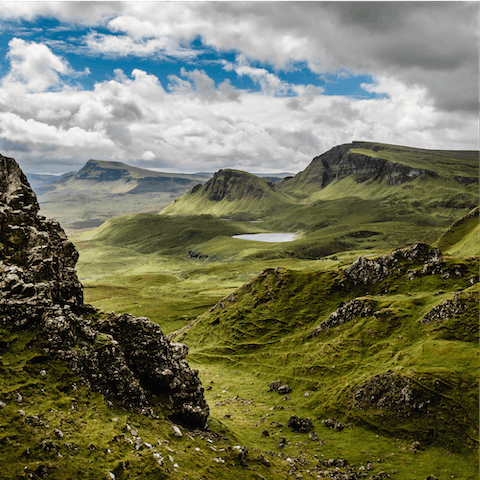 Explore the Isle of Skye's North West coast from a secluded location