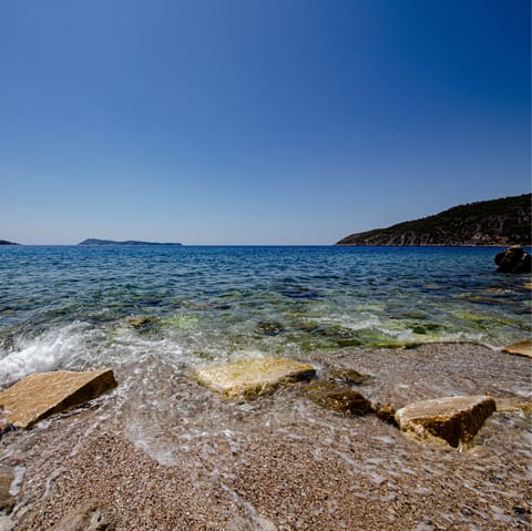 Take the short drive over to Štikovica Beach to bliss out in the sunshine